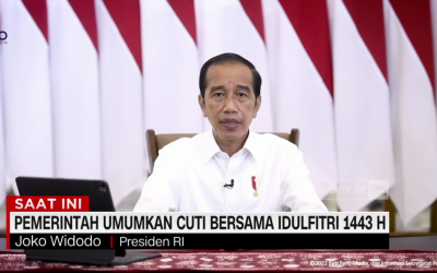 Jokowi Umumkan Cuti Lebaran 2022!